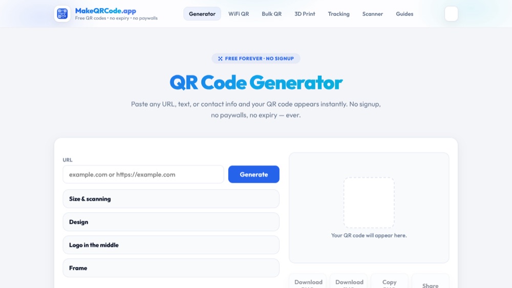 MakeQRCode.app